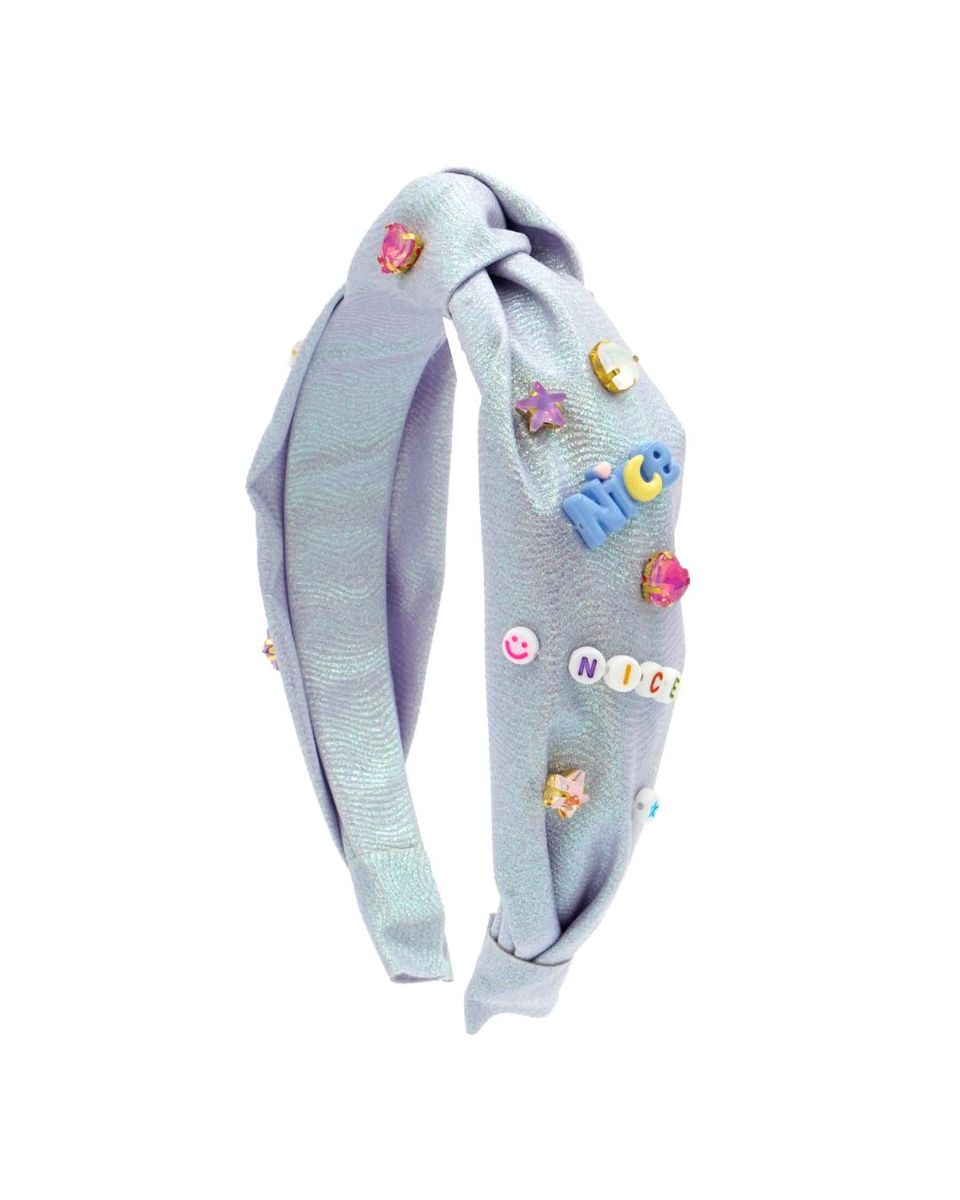 Glitter Galaxy Charm Words Headband