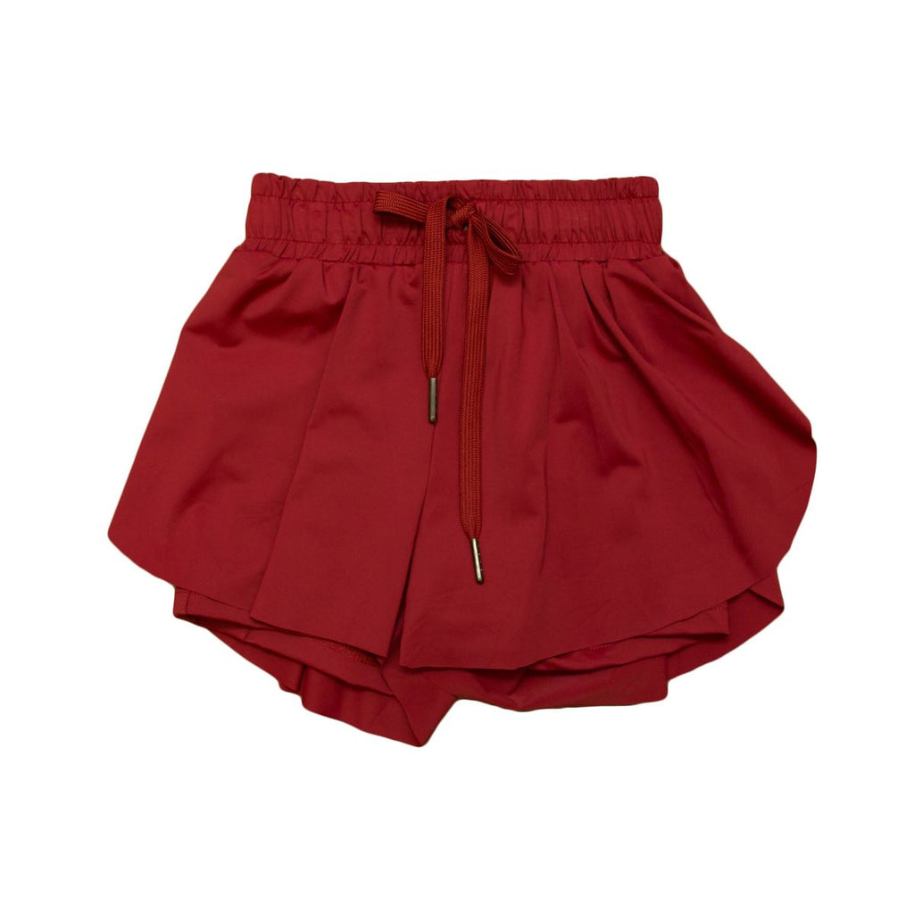 Butterfly Shorts Maroon