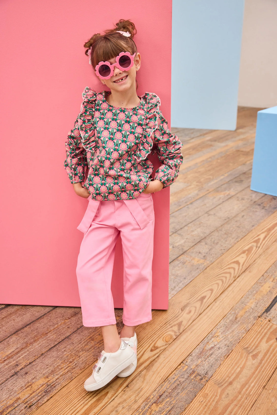 Claiborne Pant - Bubblegum Twill