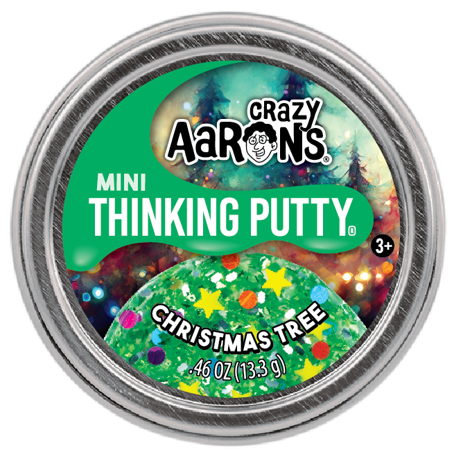 Mini Thinking Putty Christmas Tree