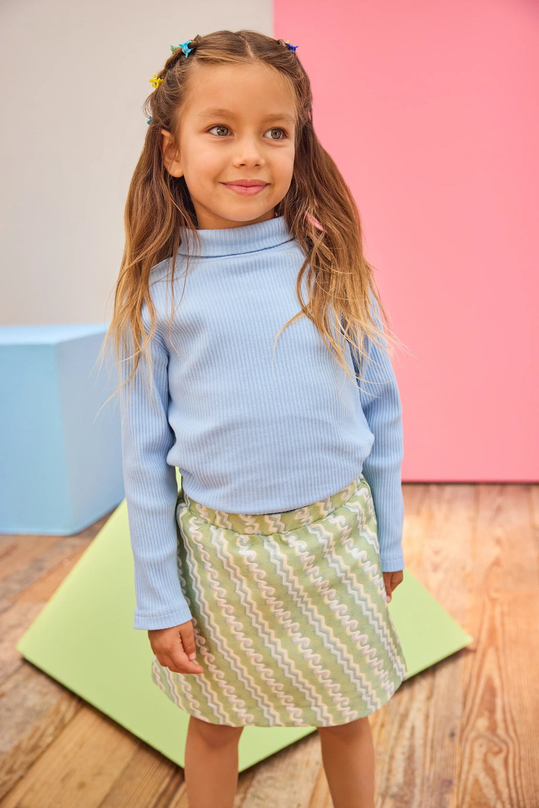 A-Line Mini Skirt - Soho Sparkle Jacquard