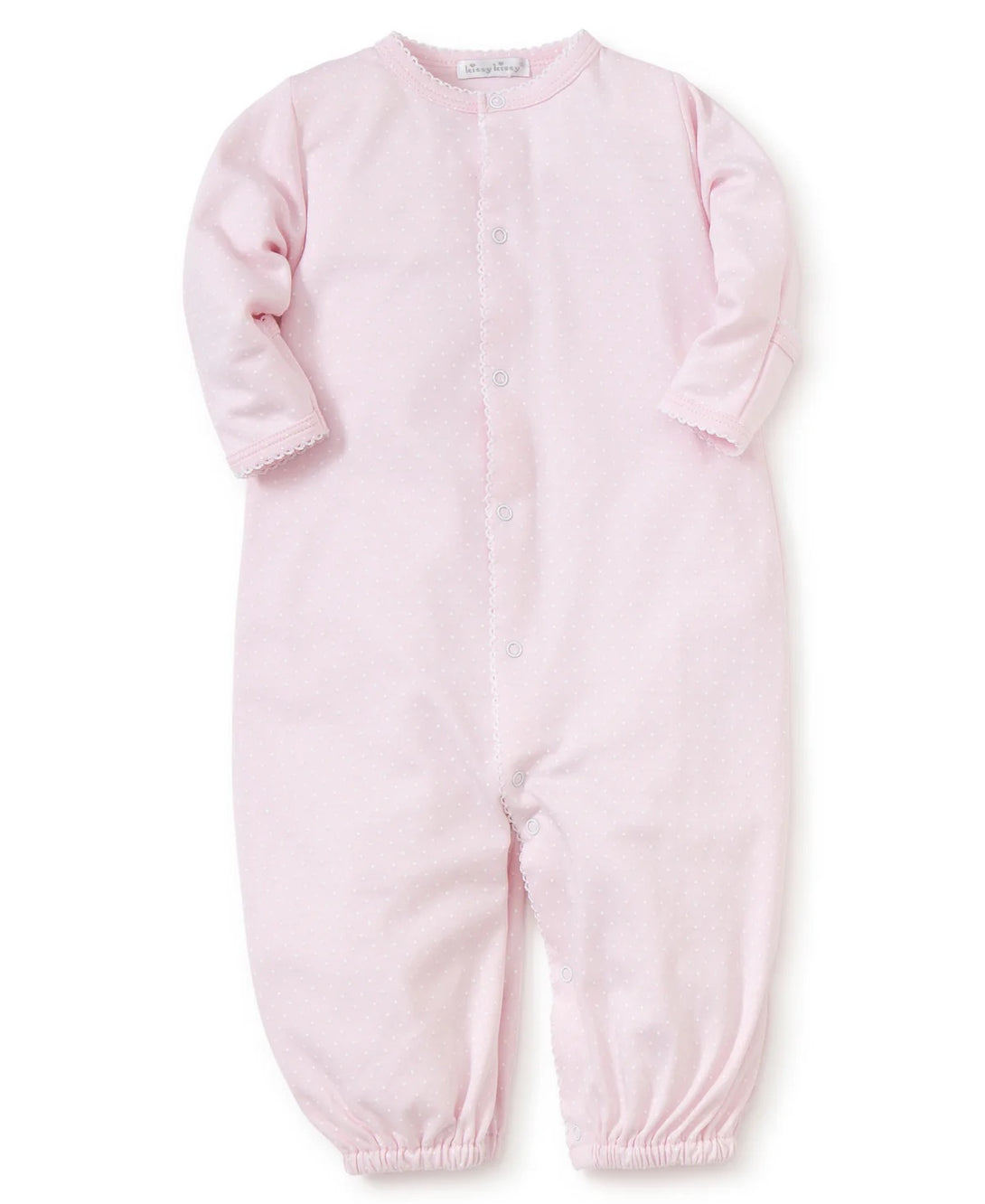 Pink/White New Kissy Dots Print Converter Gown