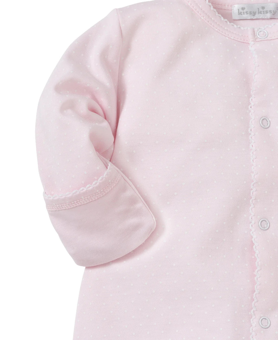 Pink/White New Kissy Dots Print Converter Gown