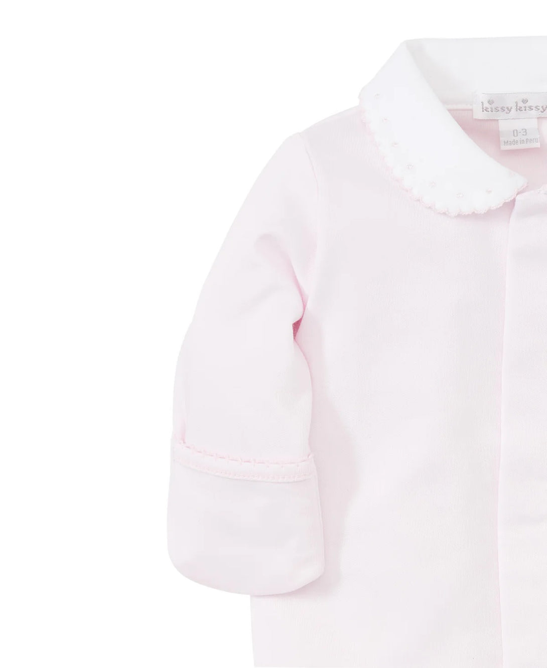 New Beginnings Footie with Collar - Pink