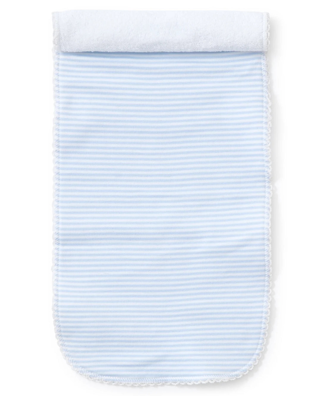 Simple Stripes Burp Cloth Blue