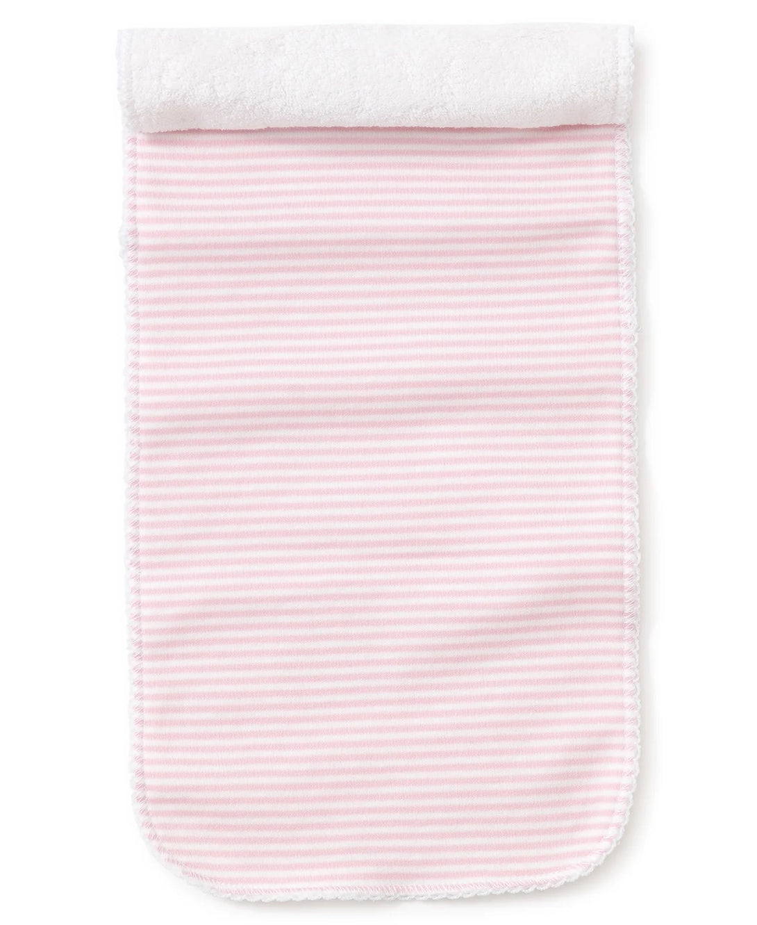 Simple Stripes Burp Cloth Pink