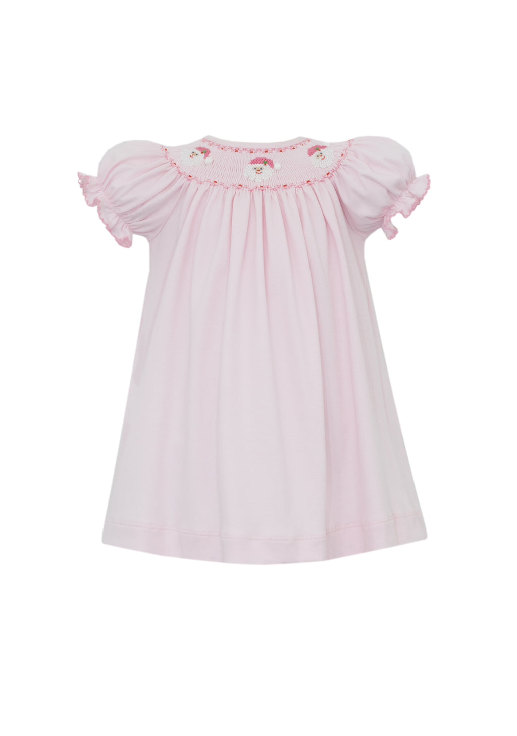 Santa Face Pink Knit Dress