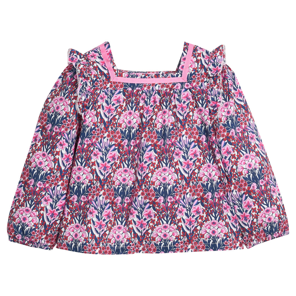 Adams Top - Foxcroft Winter Floral