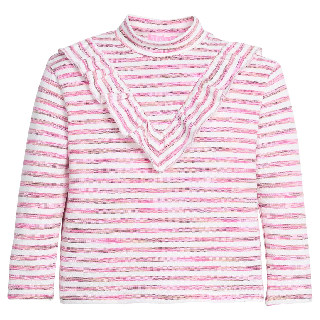 Aspen Top - Recoleta Rose Multi Stripe