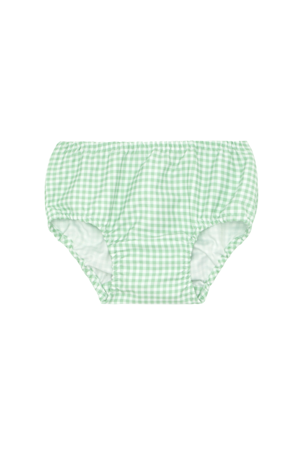 Baby Palm Green Gingham Diaper Cover