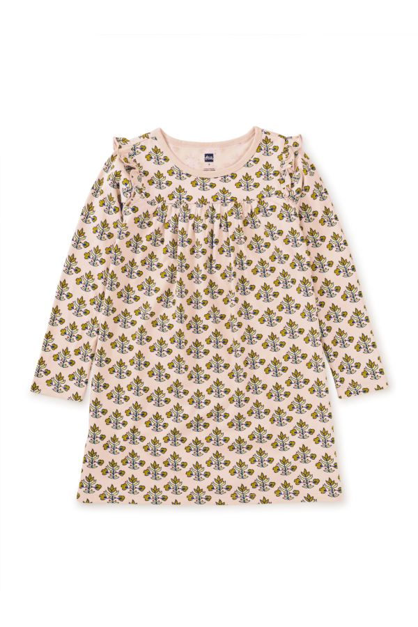 Long Sleeve Mighty Mini Dress Iznik Floral