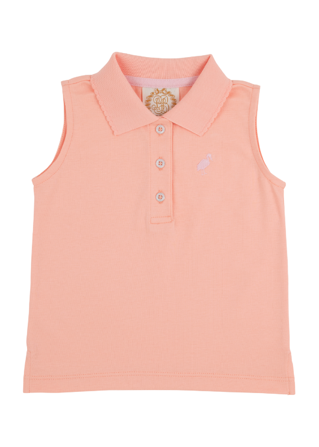 Sleeveless Anna Price Polo Pompano Peach Palm Beach Pink