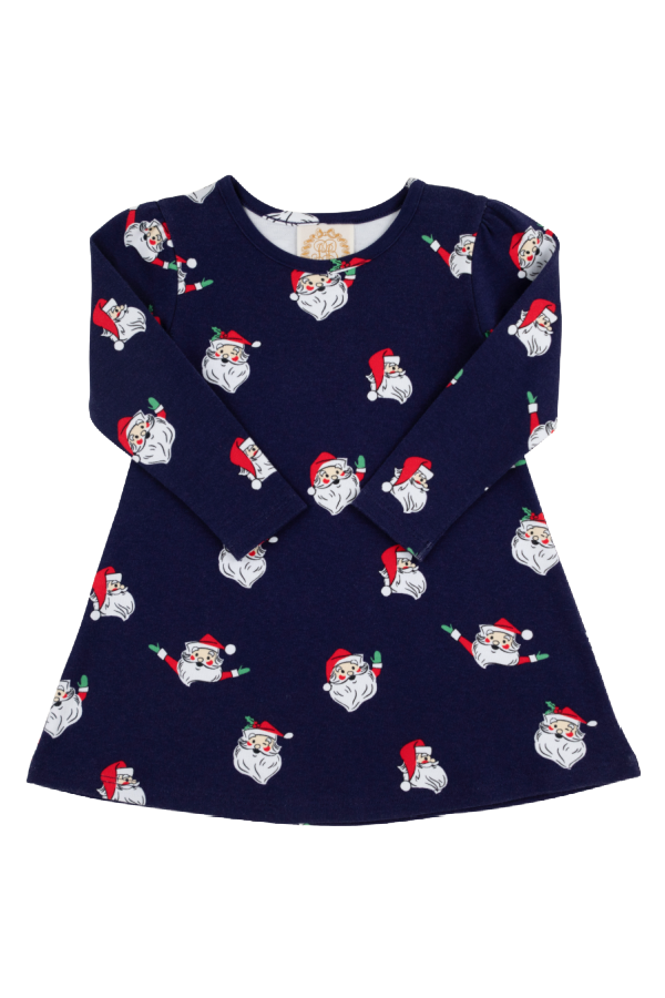 Long Sleeve Penny's Play Dress Jolly Old St Nick