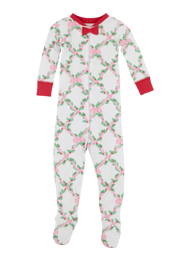Noelle's Night Night Footed TBBC Holly-Day/Richmond Red
