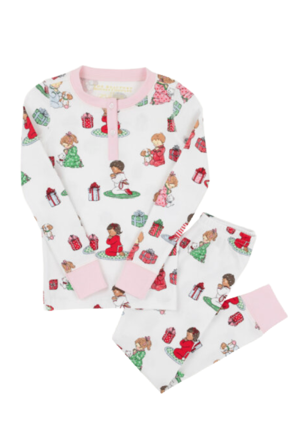 Sara Janes Sweet Dream Set Holiday Patience and Prayers/Palm Beach Pink