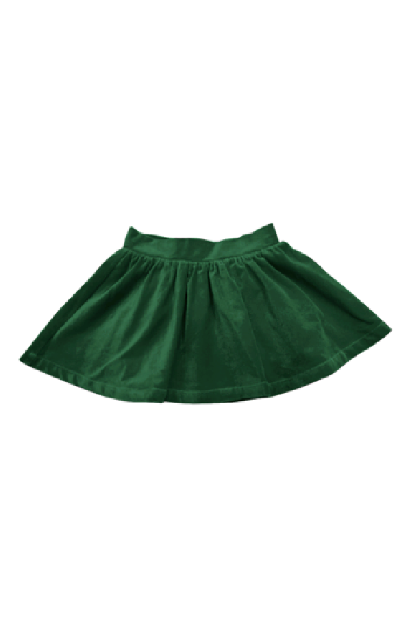 Sofie Green Velvet Skirt
