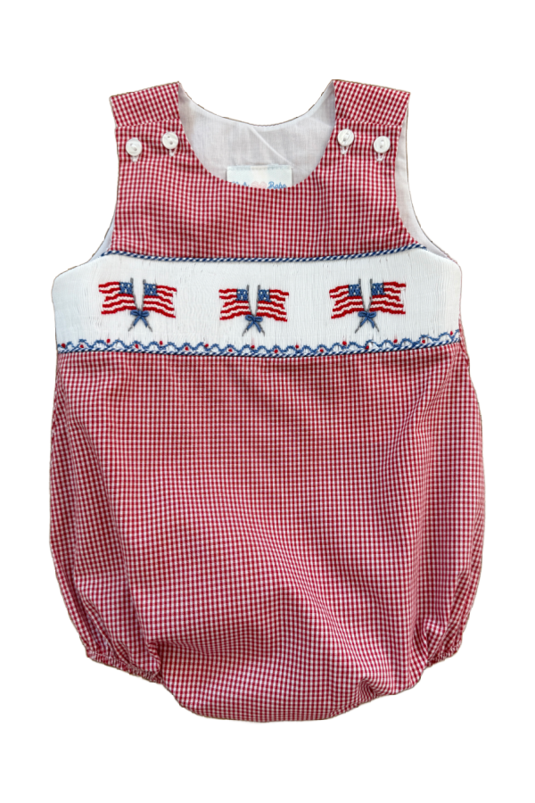 Cam Flag Smocked Bubble