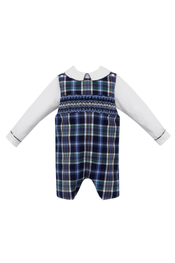 Navy Plaid Jon Jon Set