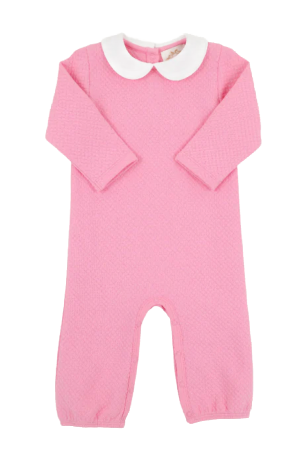 Poppy Dell Playsuit Quilted Hamptons Hot Pink