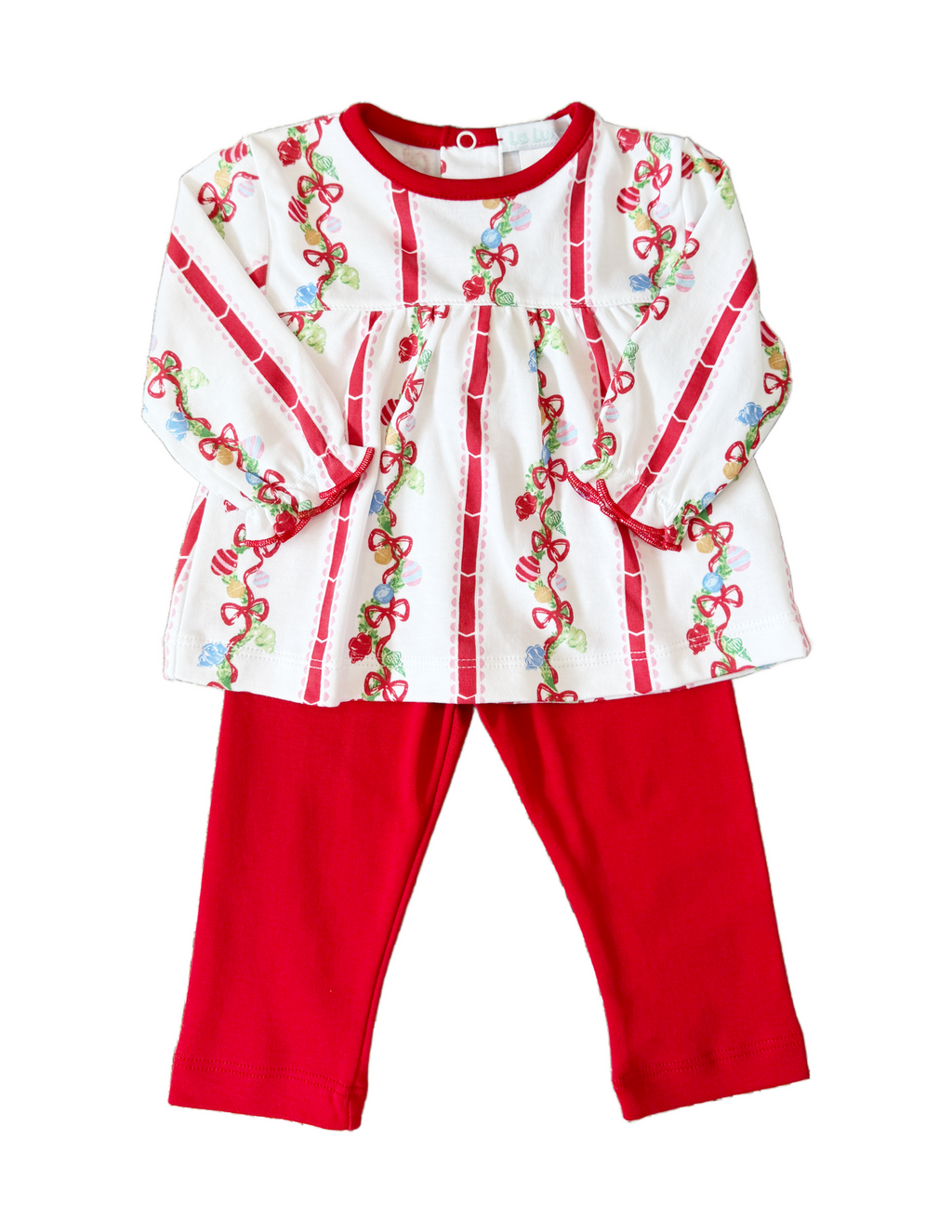 Christmas Garland Pima Legging Set