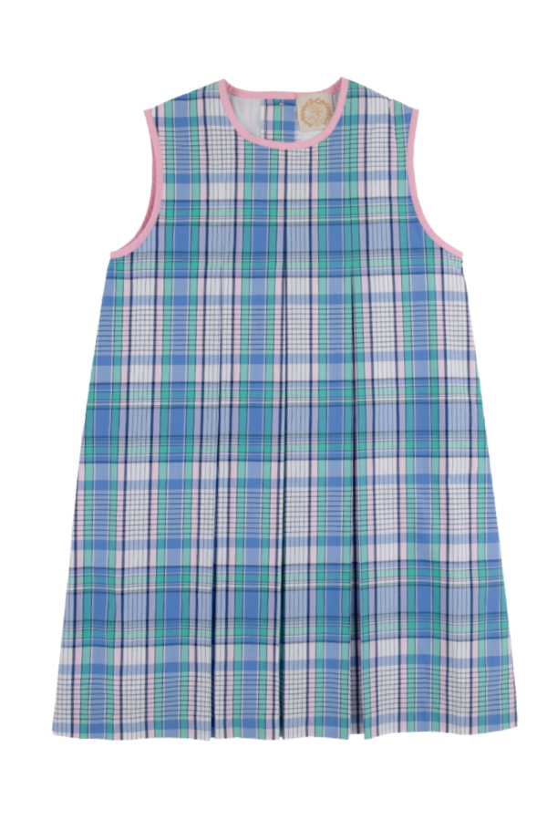 Mary Frances Frock Lauderdale Pier Plaid Pier Party Pink