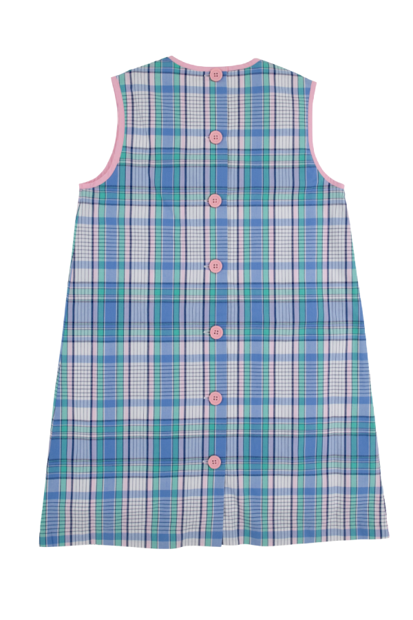 Mary Frances Frock Lauderdale Pier Plaid Pier Party Pink