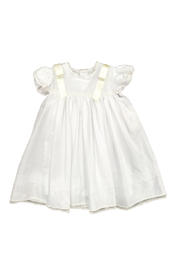 Caroline Heirloom White Dress with Slip The Frilly Frog Caroline Heirloom White Dress with Slip The Frilly Frog
