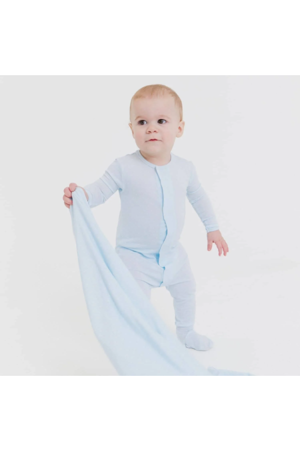 Pin Dot Blue Footie