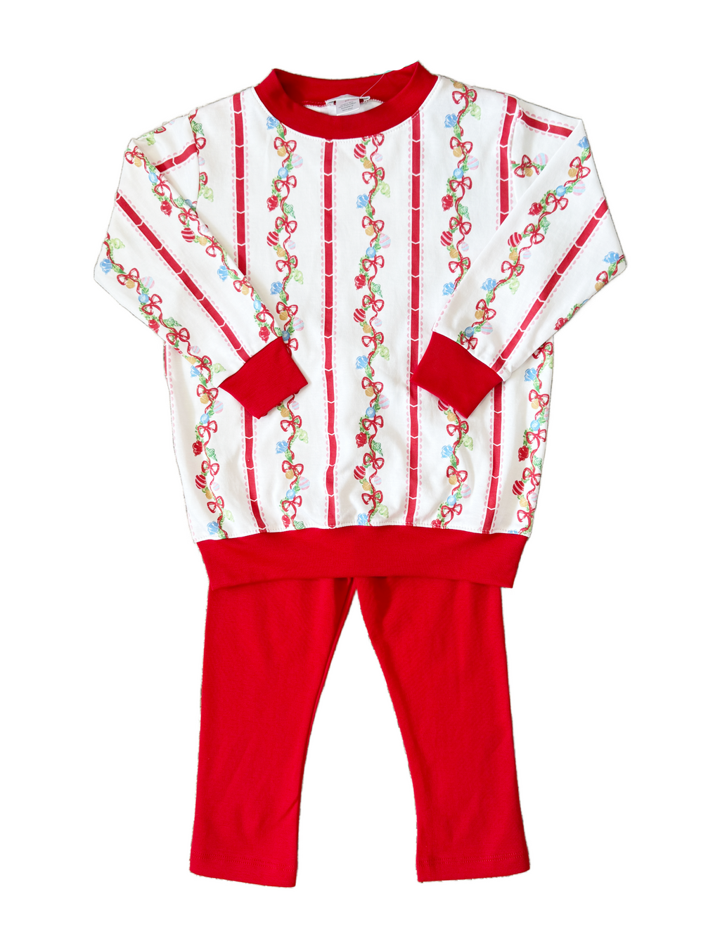 Christmas Garland Pima Pant Set