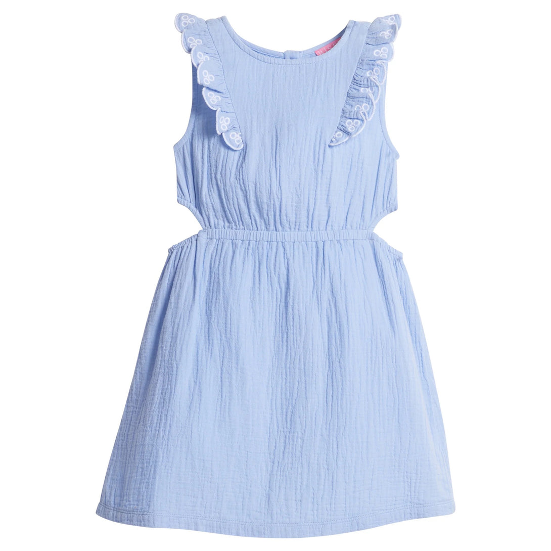 Cutout Dress in Hydrangea