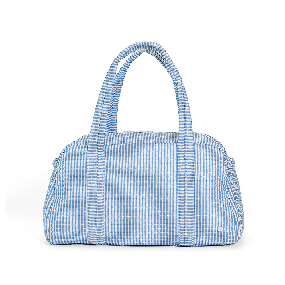 Luxe Puffer Grande Duffel - Pimlico Stripe Chambray