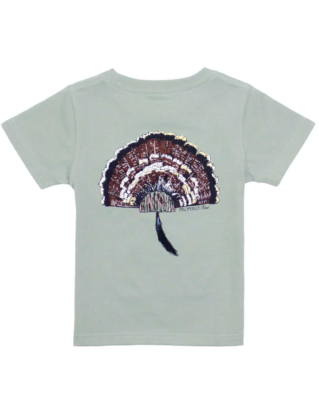 Boys Turkey Mount Short Sleeve Tee in Chrome Grey