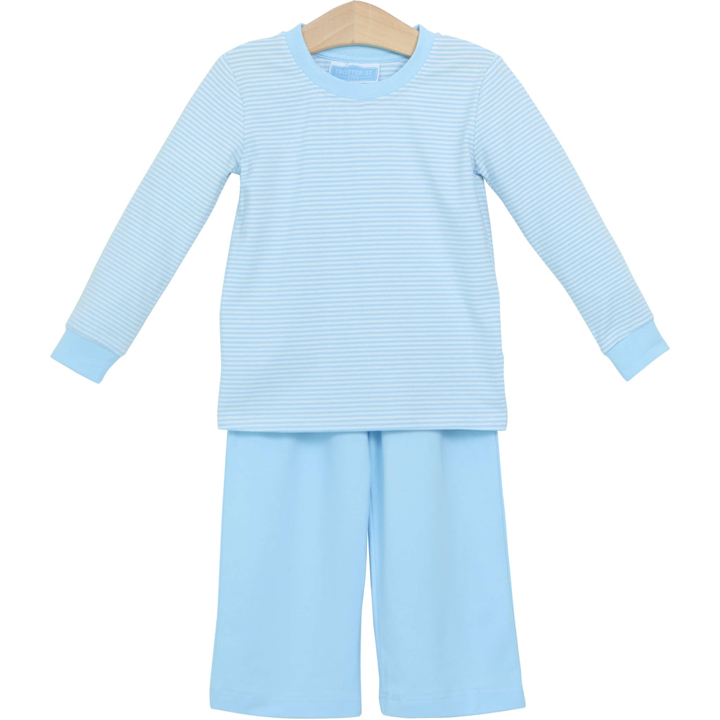 Miller Pants Set Light Blue Stripe