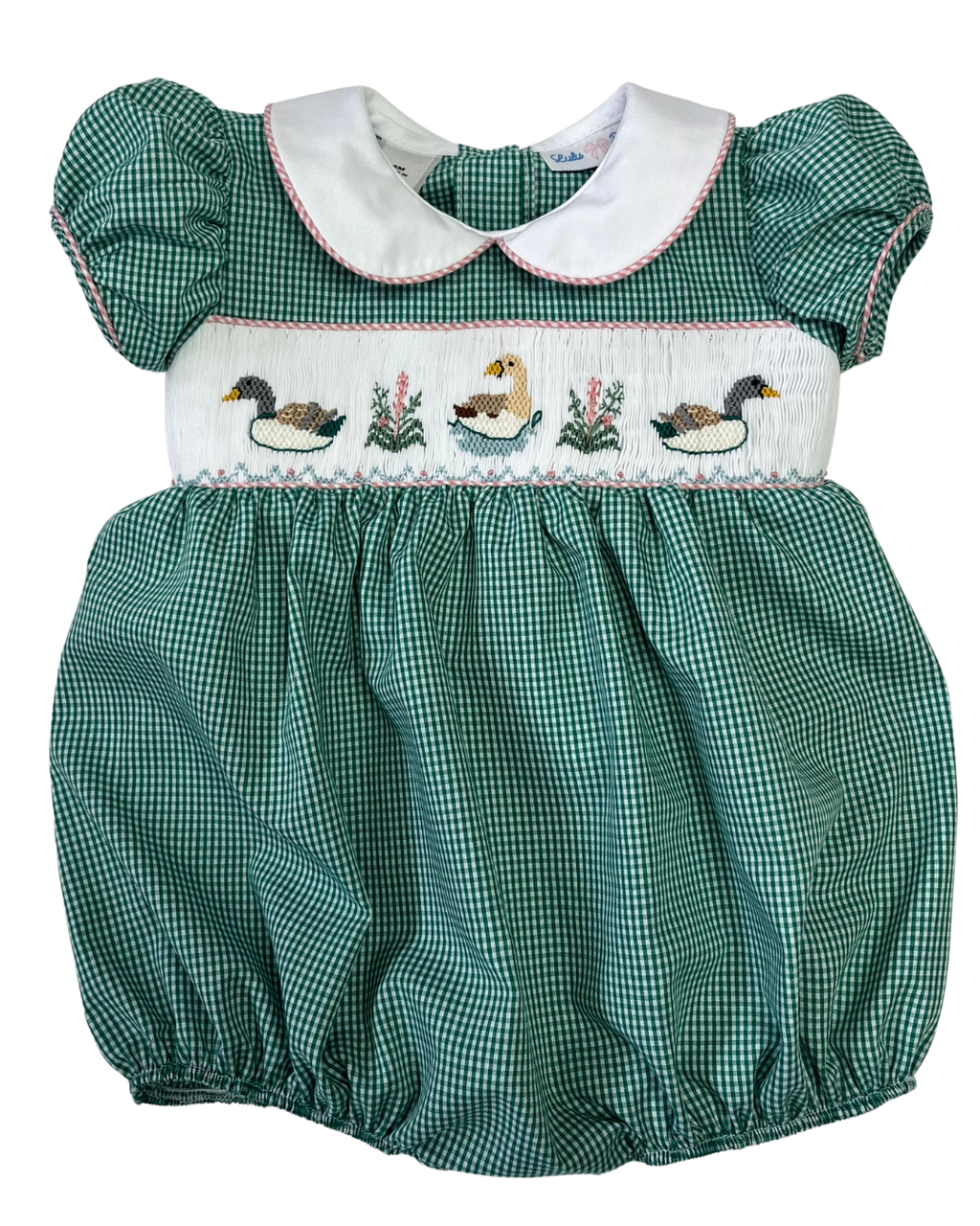 Rosie Duck Smocked Girl Bubble