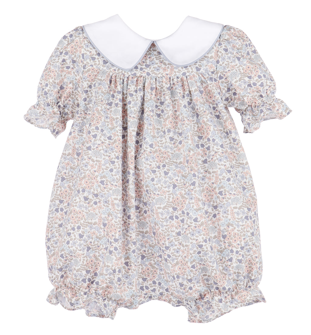 Sweater Weather Playsuit Blue Floral