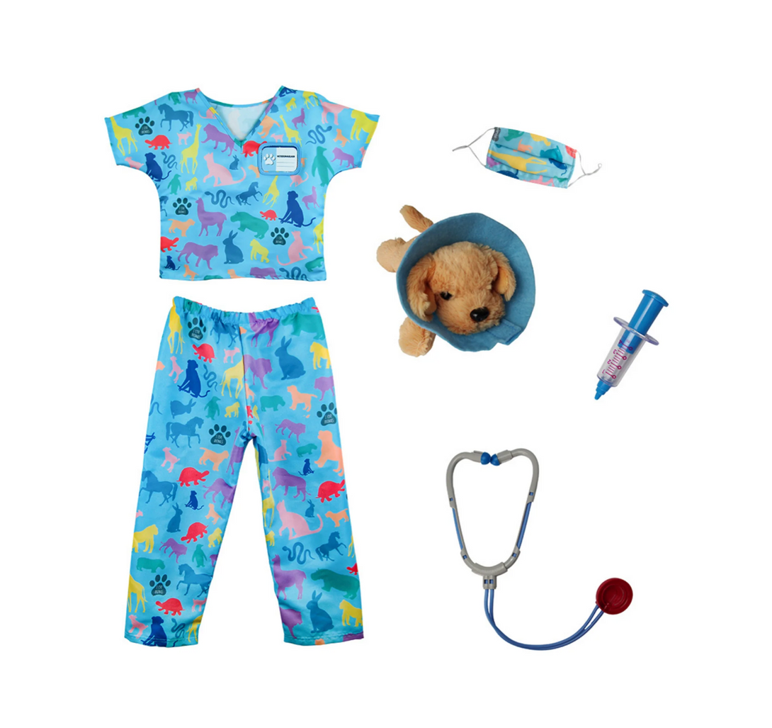 Veterinarian Scrubs with Accessories