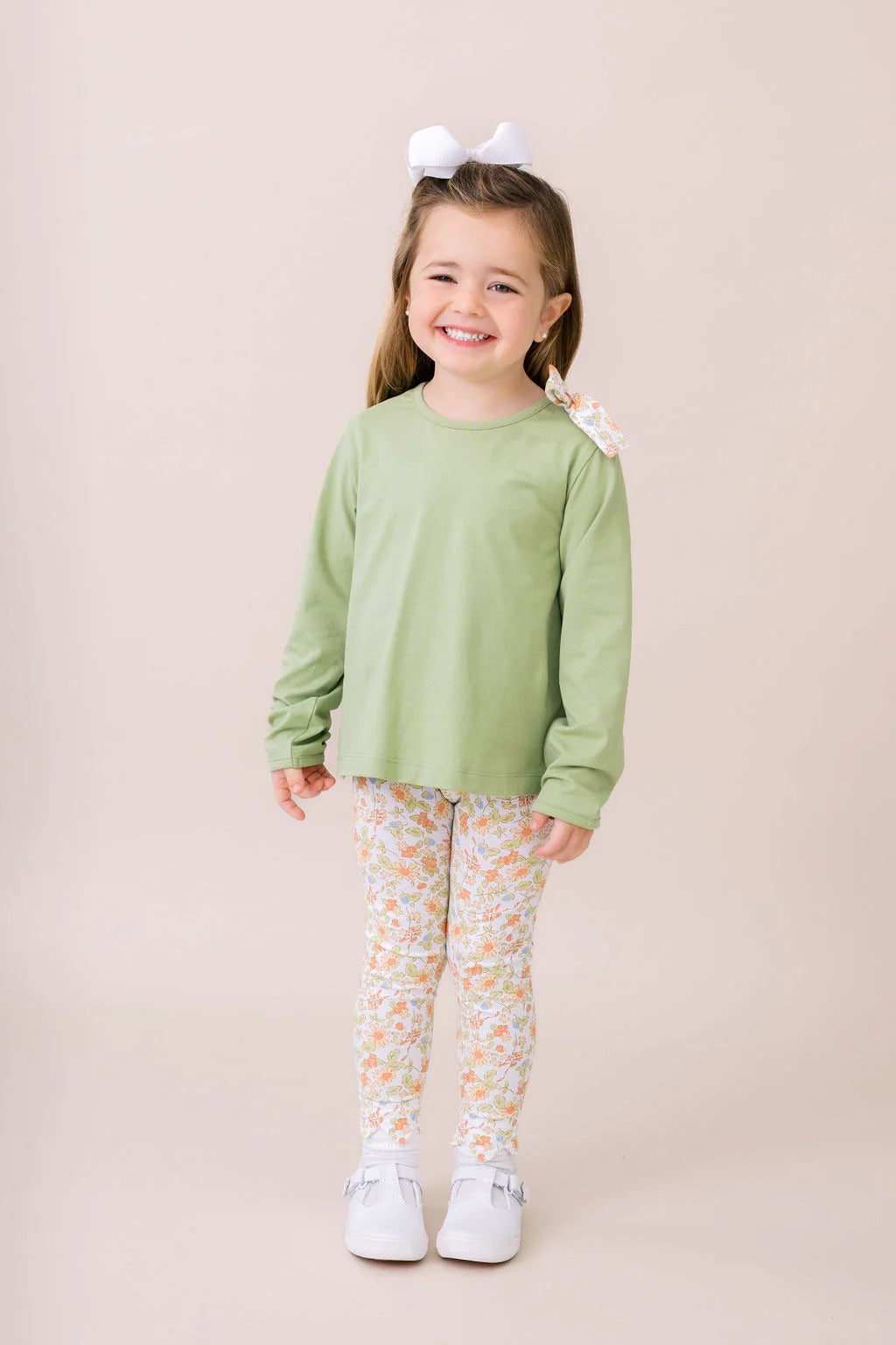 Madeline Legging Set Saybrook Sage Knit Hearthside Floral