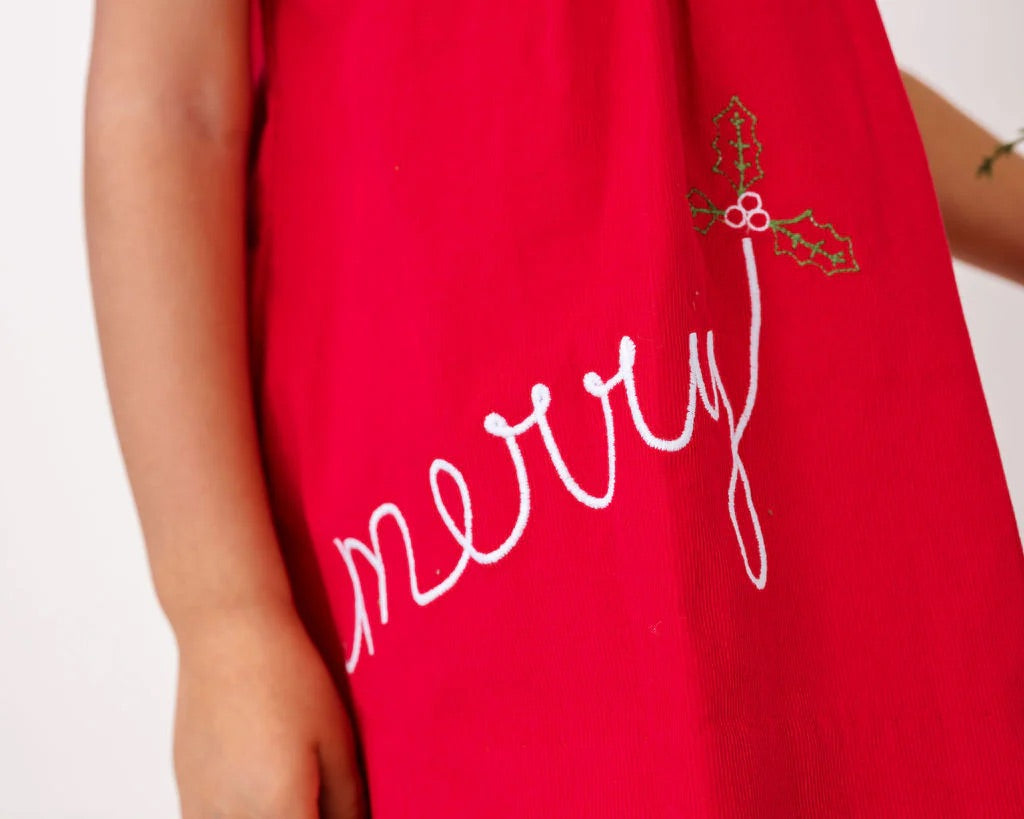Eloise Dress High Point Red Corduroy Merry