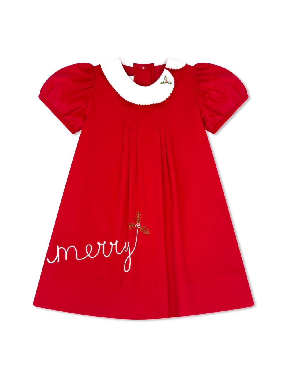 Eloise Dress High Point Red Corduroy Merry