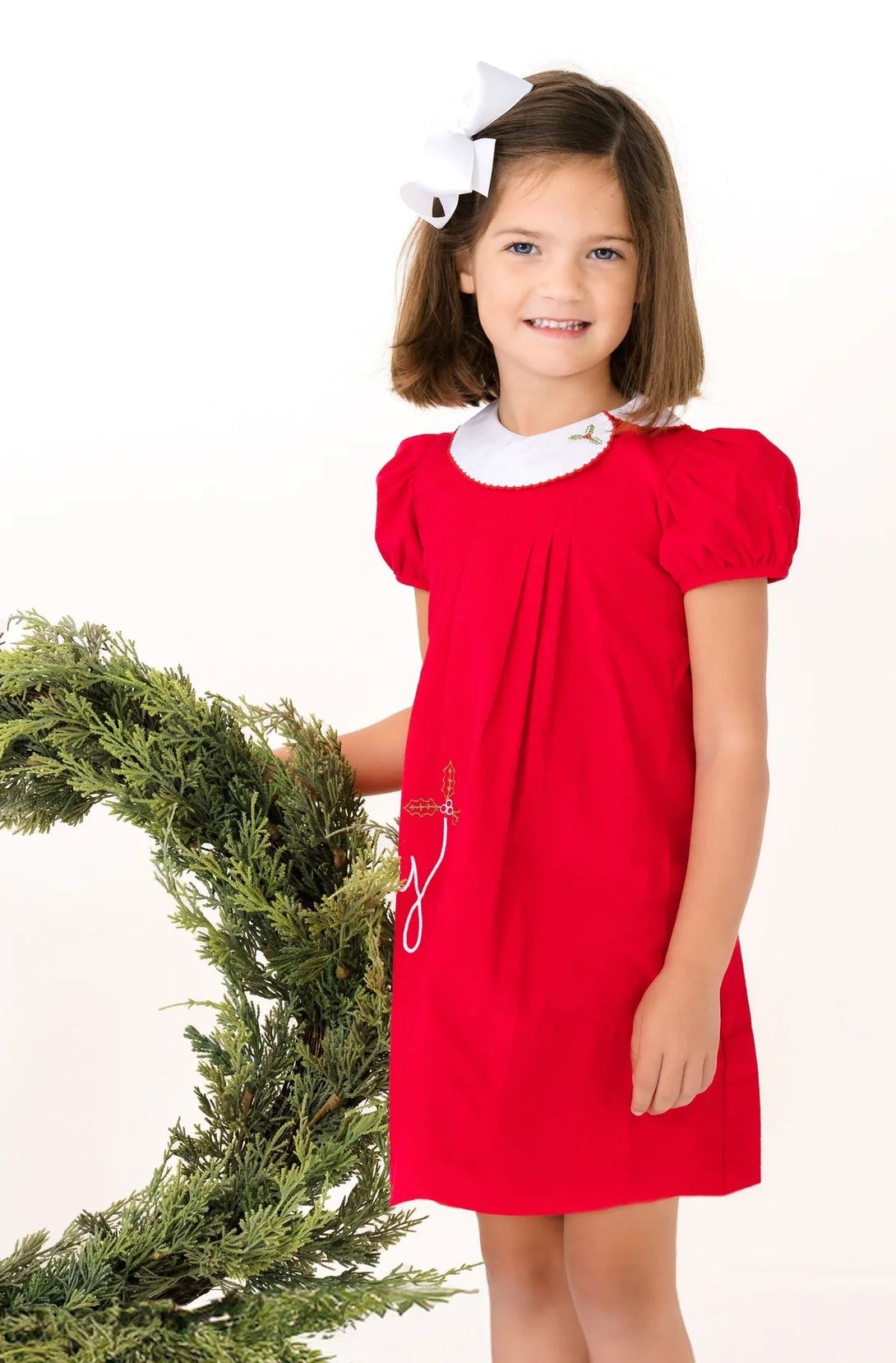 Eloise Dress High Point Red Corduroy Merry