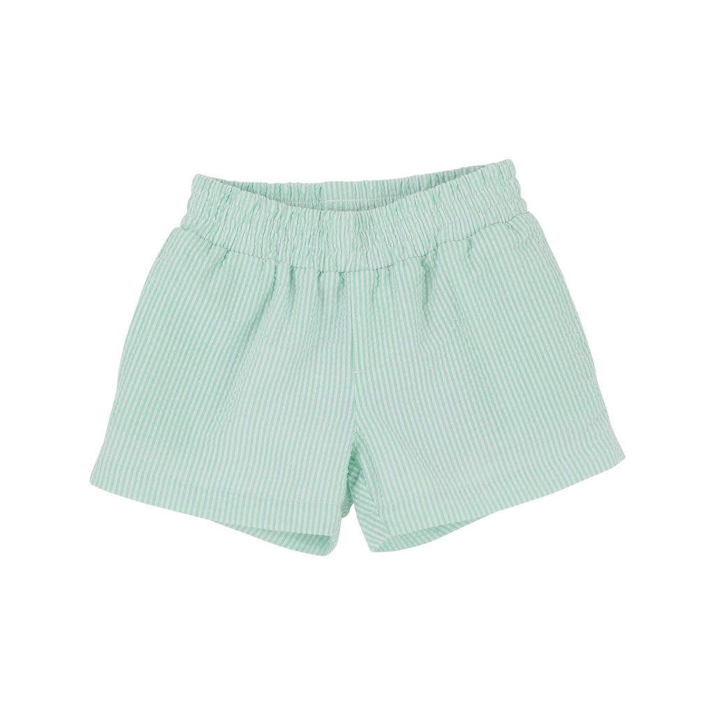 Sheffield Shorts Seersucker Grace Bay Green
