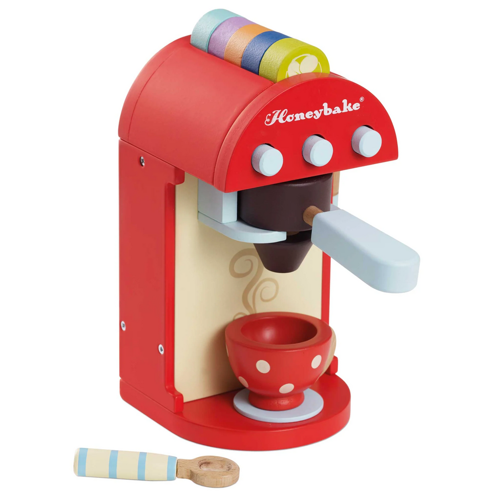 Wooden Toy Coffee Machine and Cup