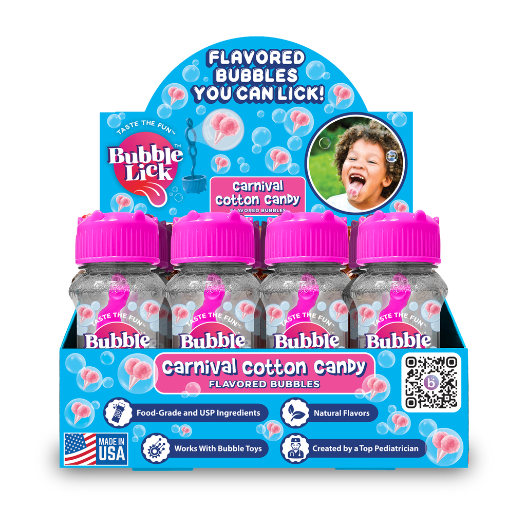 BubbleLick™ Cotton Candy Bubbles