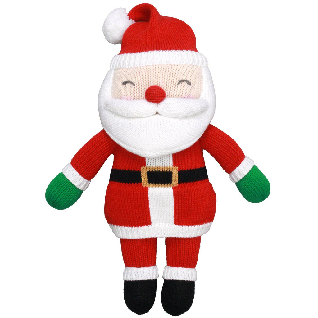 Jolly Mr. Claus Knit Doll
