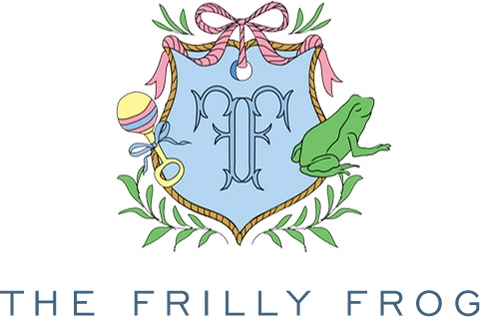 The Frilly Frog logo