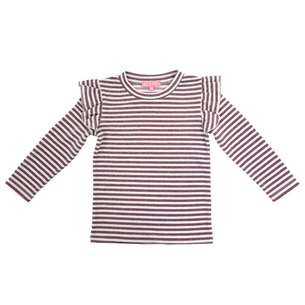 Sadie Top - Sugarplum Stripe