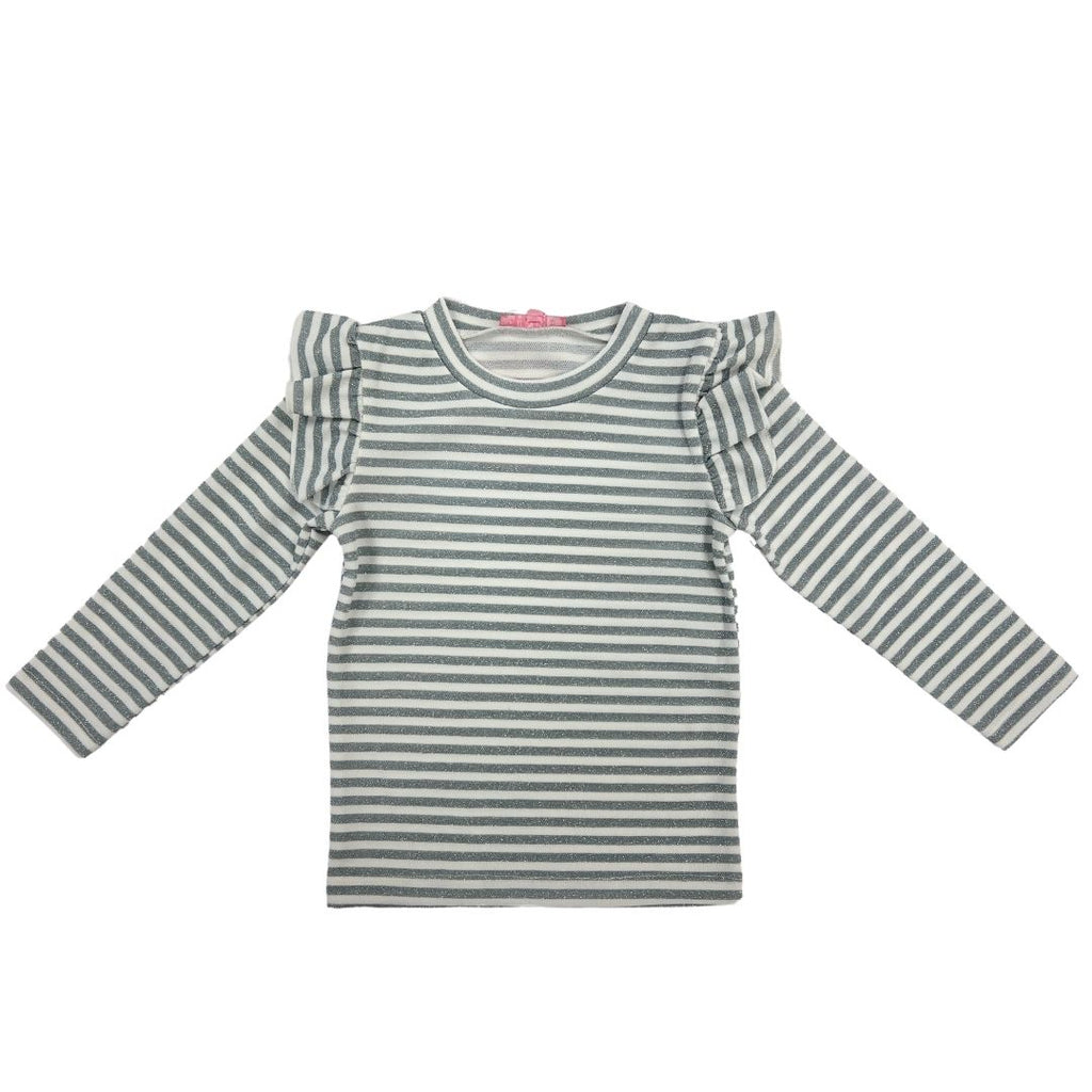 Sadie Top - Silver Stripe