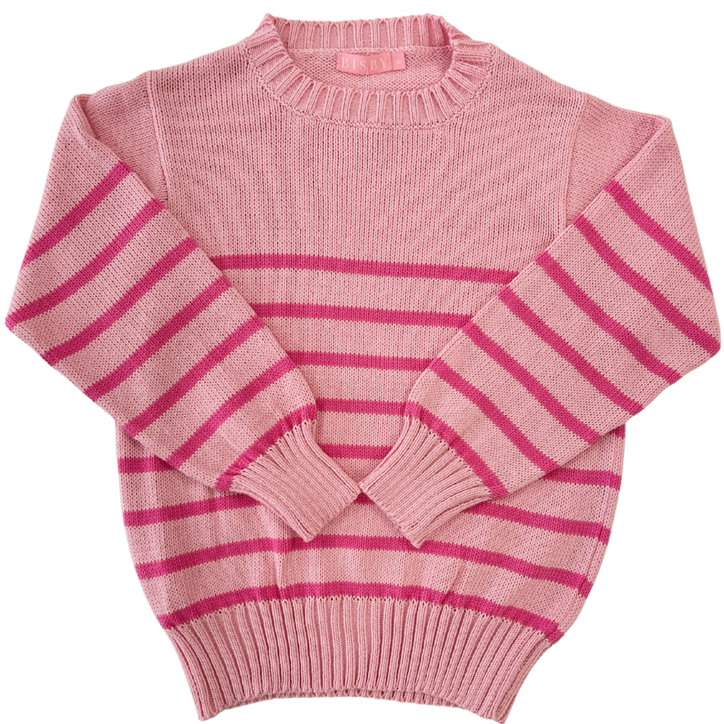 Striped Sweater - Pink
