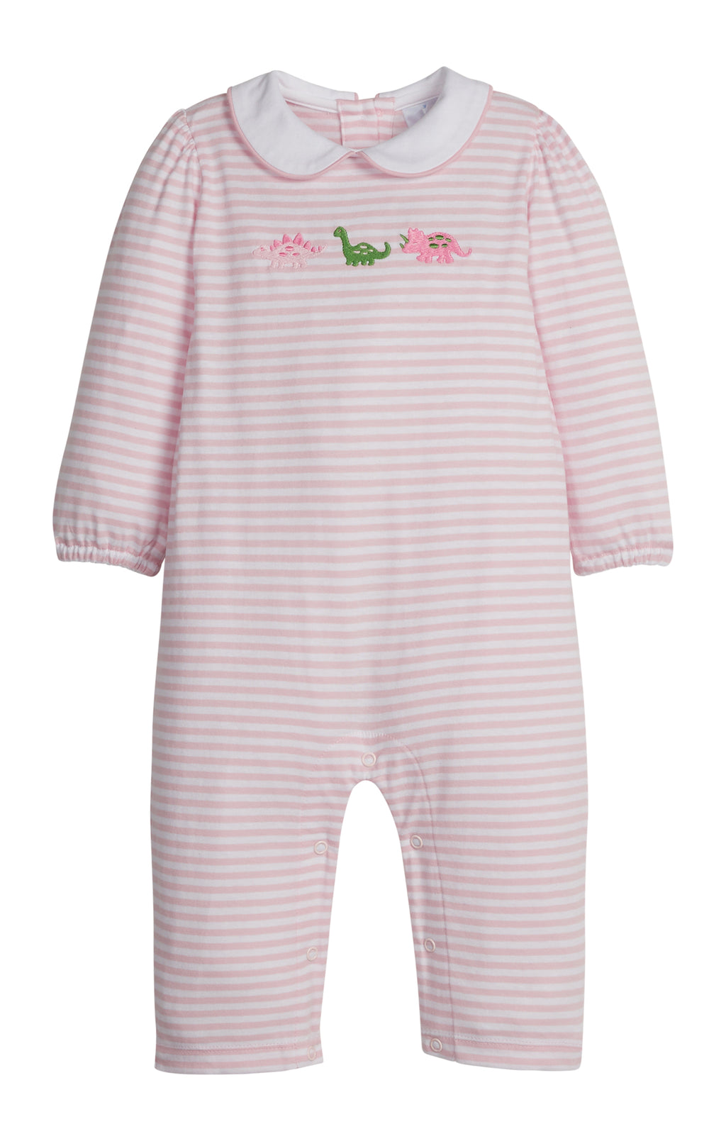 Peter Pan Embroidered Romper - Dinosaur