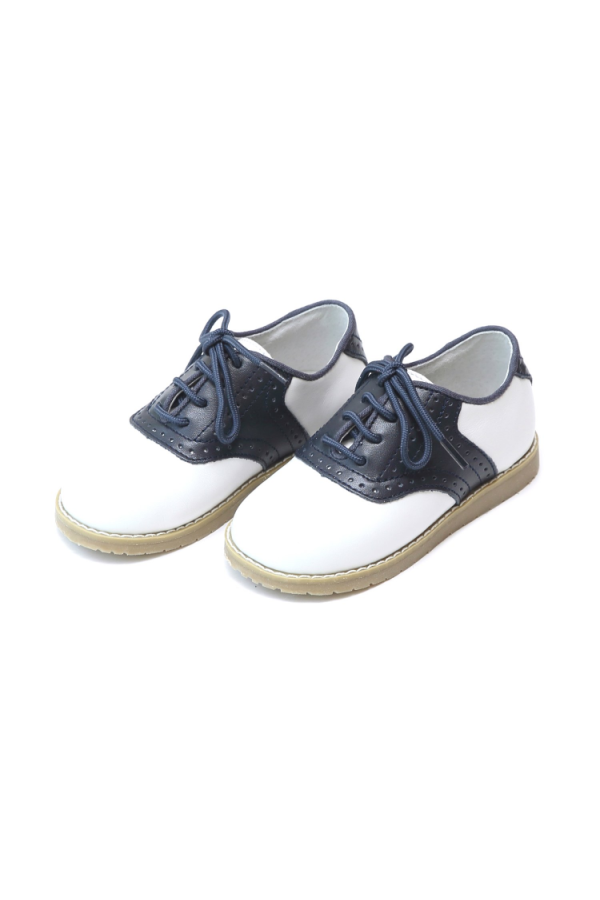 Saddle Oxfords Navy and White